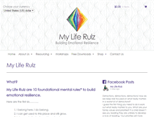 Tablet Screenshot of myliferulz.com